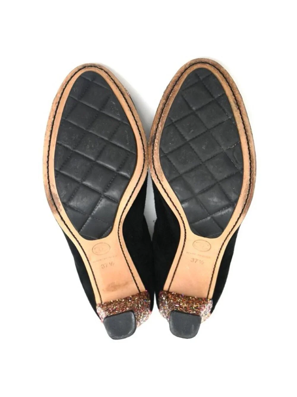 Chanel Pumps Heel Black